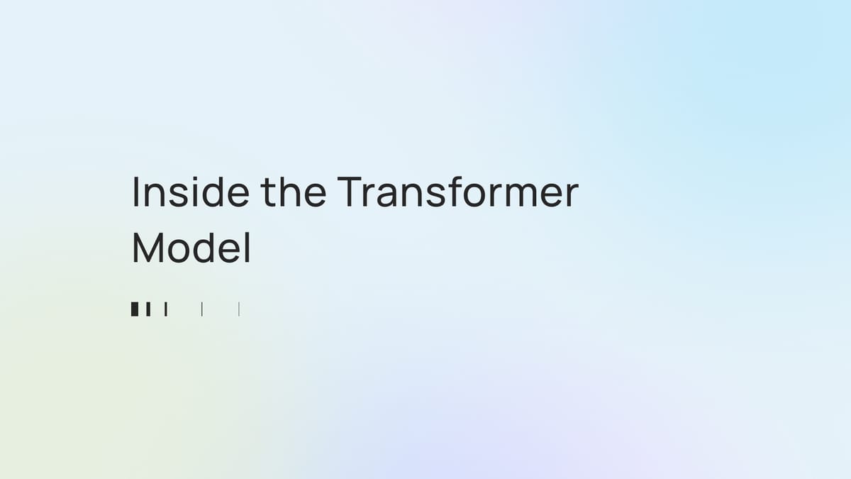 Transformer architecture explained