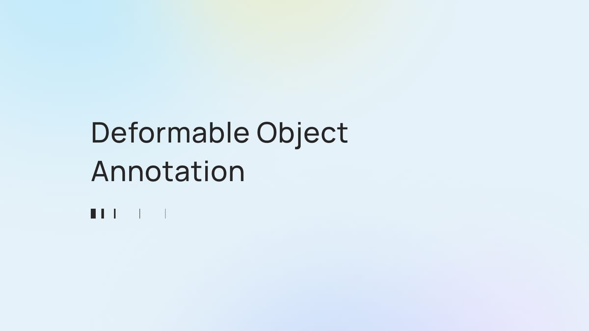 Annotating deformed object manipulation