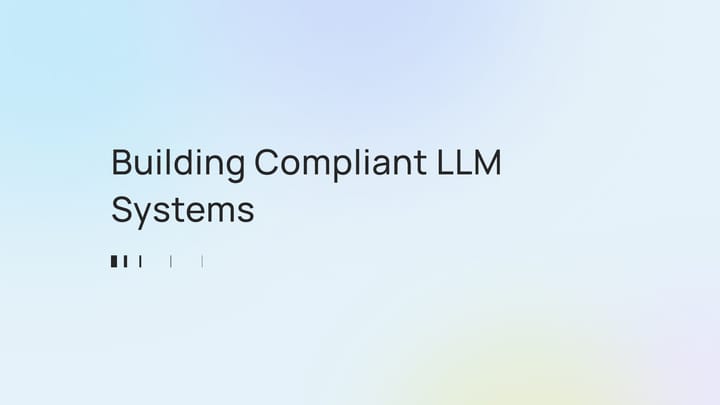 LLM Data Compliance: Privacy and Regulatory Guide