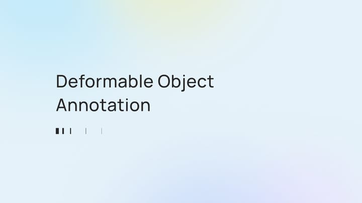 Annotating deformed object manipulation