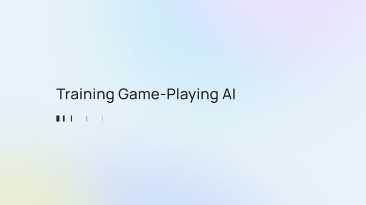 How to teach AI to play mobile games?