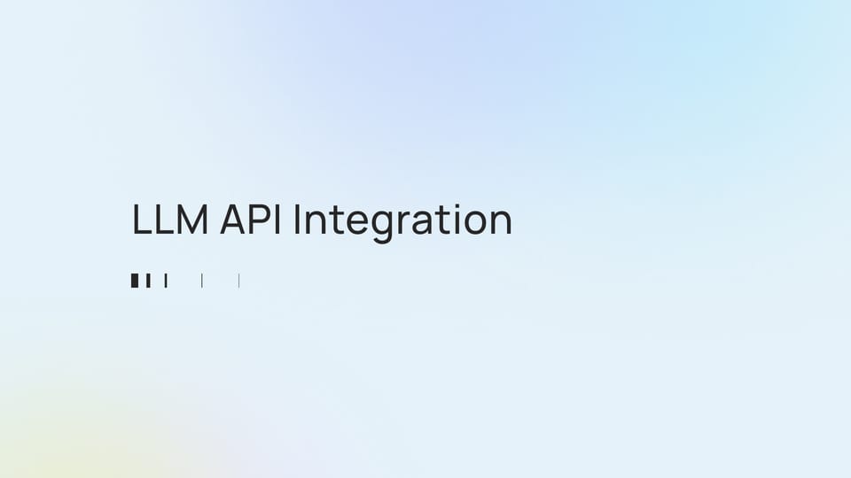 The complete guide to LLM API integration | Keymakr